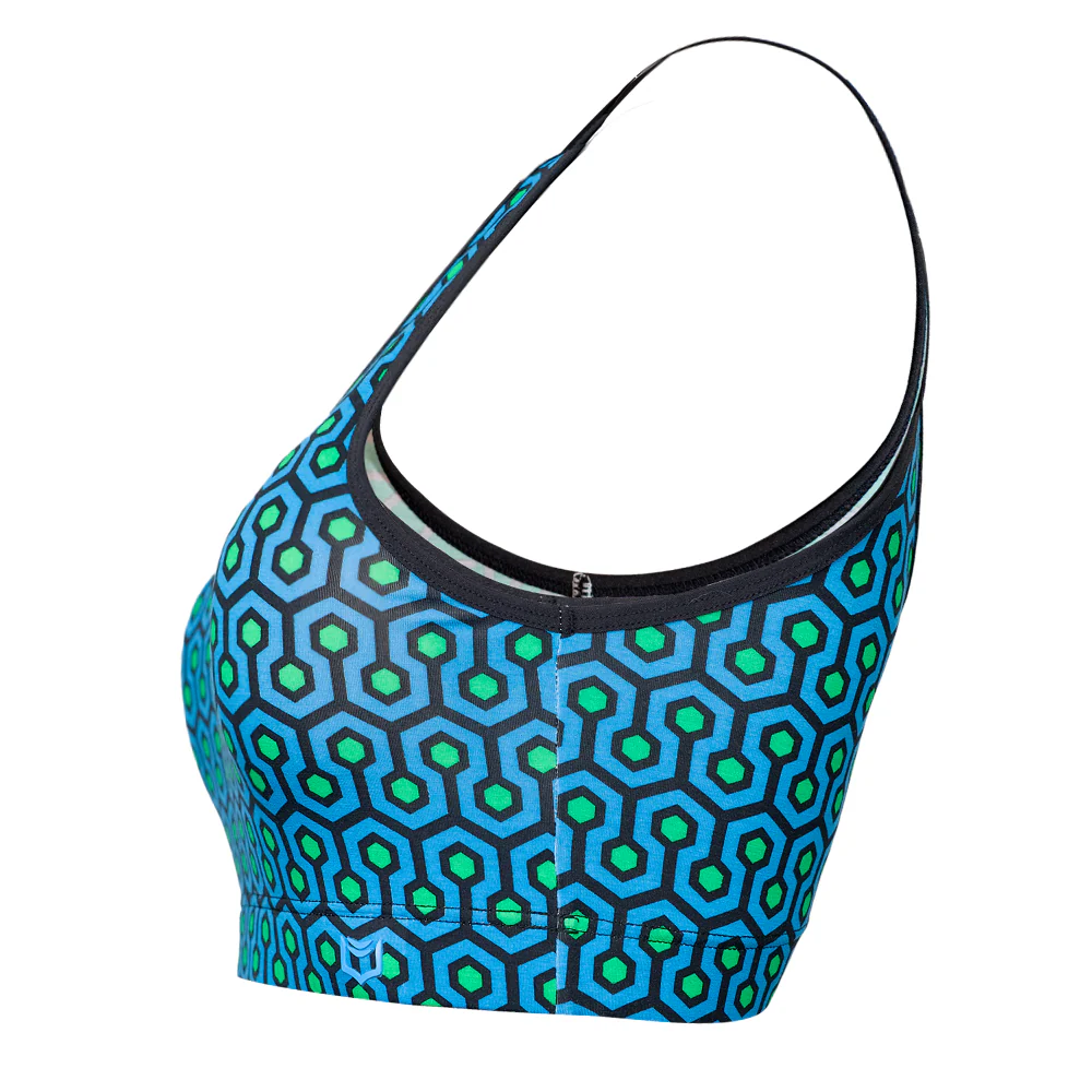 SHEATH Bamboo Hexagon Padded Comfort Bralette - Image 12