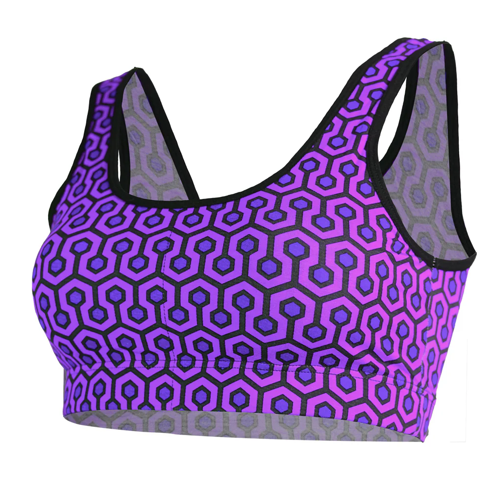 SHEATH Bamboo Hexagon Padded Comfort Bralette - Image 13