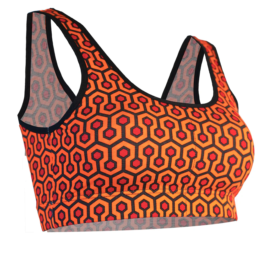 SHEATH Bamboo Hexagon Padded Comfort Bralette - Image 5