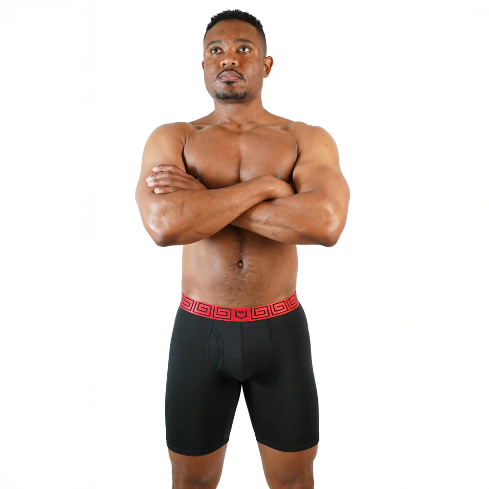 SHEATH V Modal Men's Pouch Boxer Brief 8" (3 Pack) - Image 3