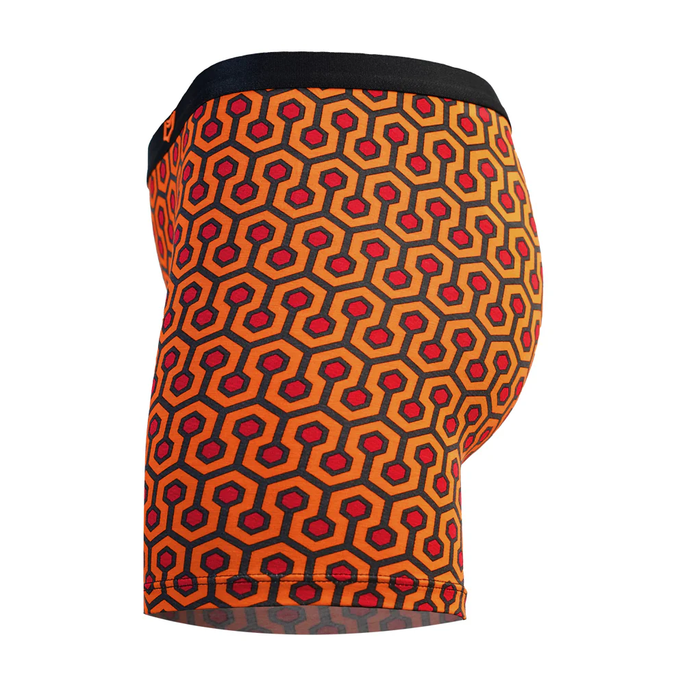 SHEATH Women's Bamboo Hexagon Long Leg Boxer Brief - Image 6